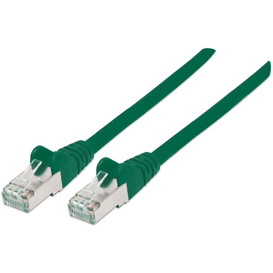 INTELLINET Patchkabel Cat6 S/FTP 2,0m LSOH Hebelschutz grün (735407)-0