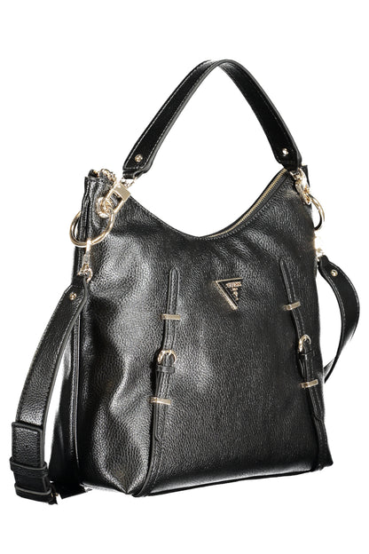 GUESS JEANS BLACK WOMEN'S BAG-2